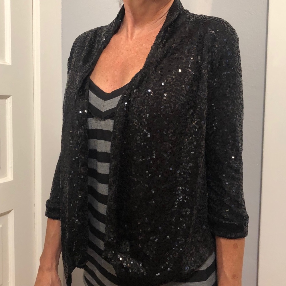 Sequin coat